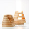 Twisting Light Wooden Decorative Table Lamp